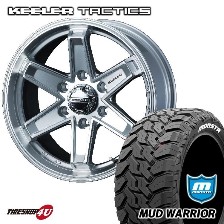 4本セット weds キーラー タクティクス 18x8.0J 6/139.7+25 HS MONSTA 