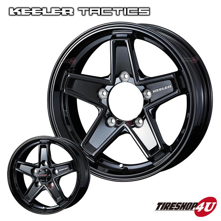 4本セット キーラー タクティクス KEELER 18x8.0J 5/127+50 GBK MONSTA モンスタ テレーングリッパー A/T 265/60R18 グランドチェロキーの画像