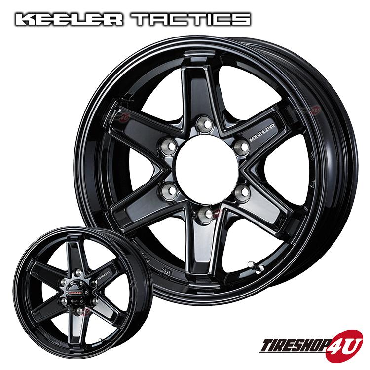 4本セット キーラー タクティクス 17x7.5J 6/139.7 +40 GBK MONSTA モンスタ テレーングリッパー A/T 265/65R17 ホワイトレター パジェロの画像