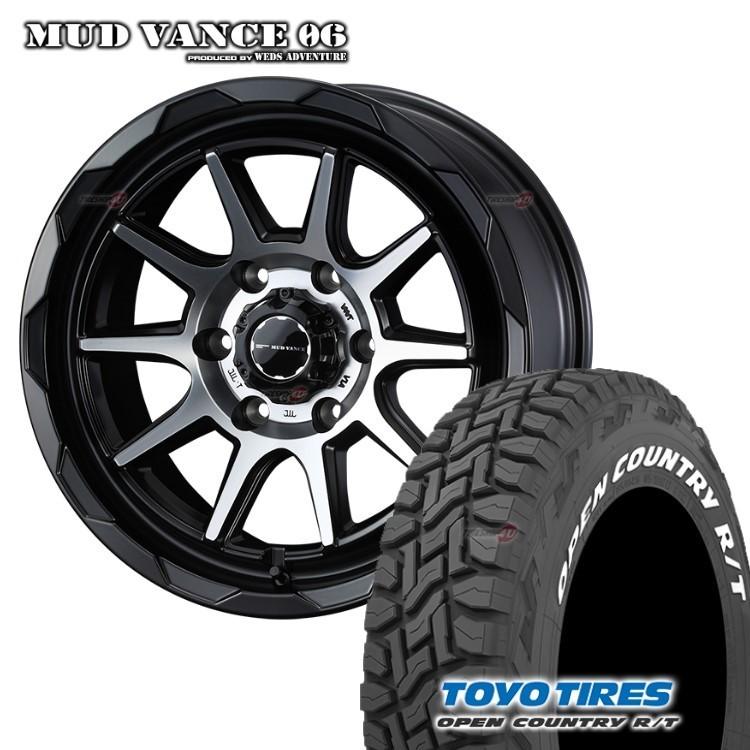 4本セット MUDVANCE06 18x8.0J 6/139.7 +20 MBP TOYO OPEN COUNTRY R/T 285/60R18 ホワイトレター プラド FJクルーザー