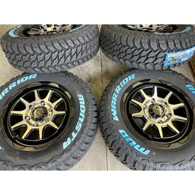 4本セット MUDVANCE06 16x6.5J 6/139.7 +38 MBP MONSTA MUD WORRIOR M