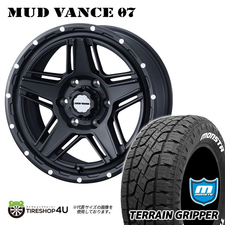 4本セット MUDVANCE07 18x8.0J 6/139.7 +20 FMB MONSTA TERRAIN