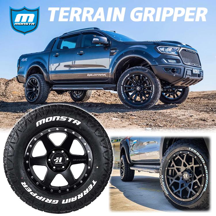 4本セット MUDVANCE07 18x8.0J 6/139.7 +20 FMB MONSTA TERRAIN