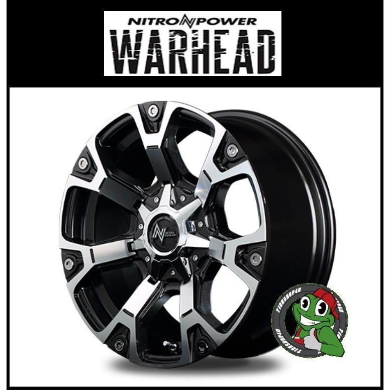 4本セット NITRO POWER WARHEAD 20x8.5J 6/139.7 +20 DGM DURATURN 