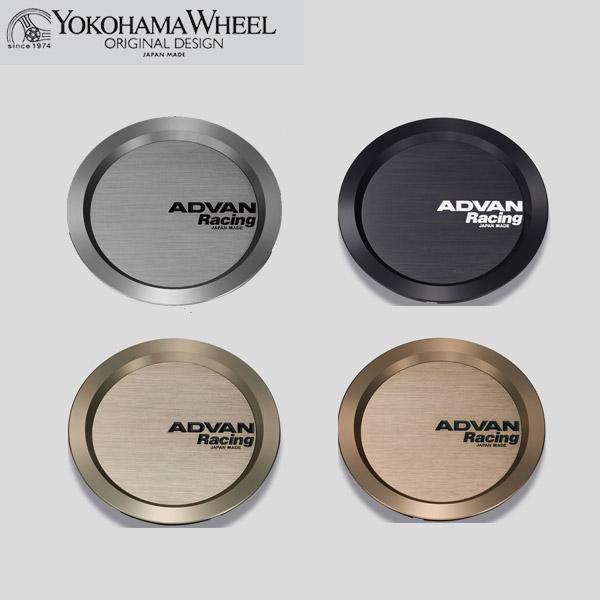ADVAN Racing センターキャップ 4個セット ADVAN 選べる4色 YOKOHAMA Racing センターキャップ フルフラット