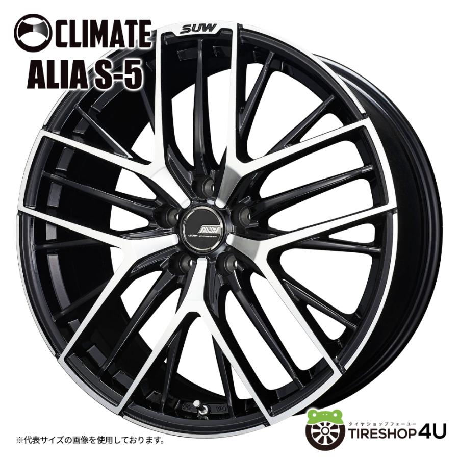 MLJ CLIMATE ALIA S-5 19x8.0J 5/114.3 +35 BL/P ブラックポリッシュ