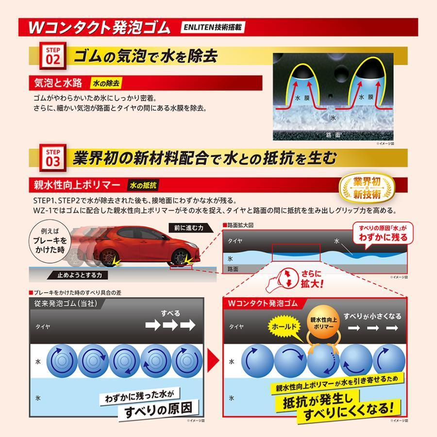 4本セット 225/60R17 スタッドレス 2025年製 BRIDGESTONE ブリヂストン BLIZZAK WZ-1 225/60-17 99Q 新品4本価格の画像