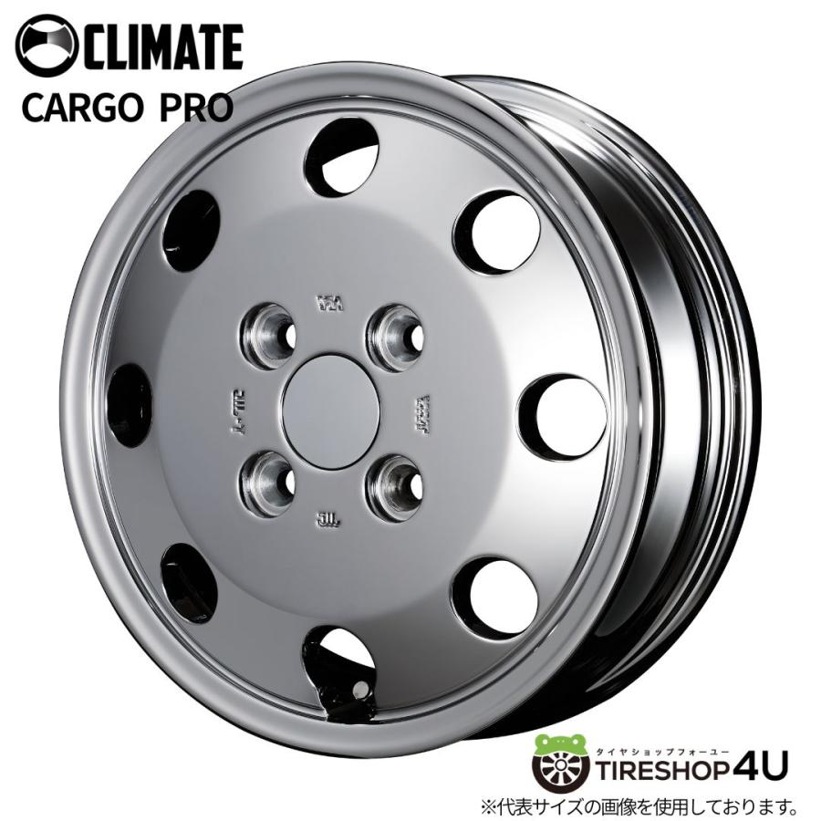 MLJ CLIMATE CARGO PRO 12x3.5J 4/100 +43 ミラークローム 新品