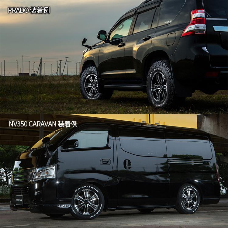 タイヤホイール4本セット NITRO POWER CROSS CLAW 17x8.0J 6/139.7 +20 SGB/PD MONSTA TERRAIN GRIPPER 265/65R17 ハイラックス プラド モンスタ ホワイトレター｜tireshop4u｜04