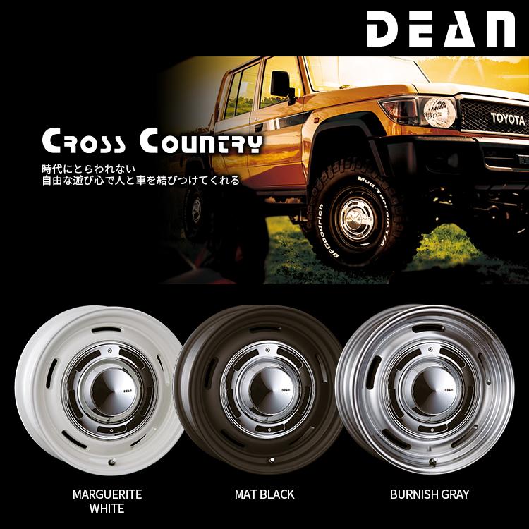 CRIMSON タイヤホイール4本セット DEAN CROSS COUNTRY 15x4.5J 4 CRIMSON タイヤホイール4本セット DEAN CROSS COUNTRY 15x4.5J 4