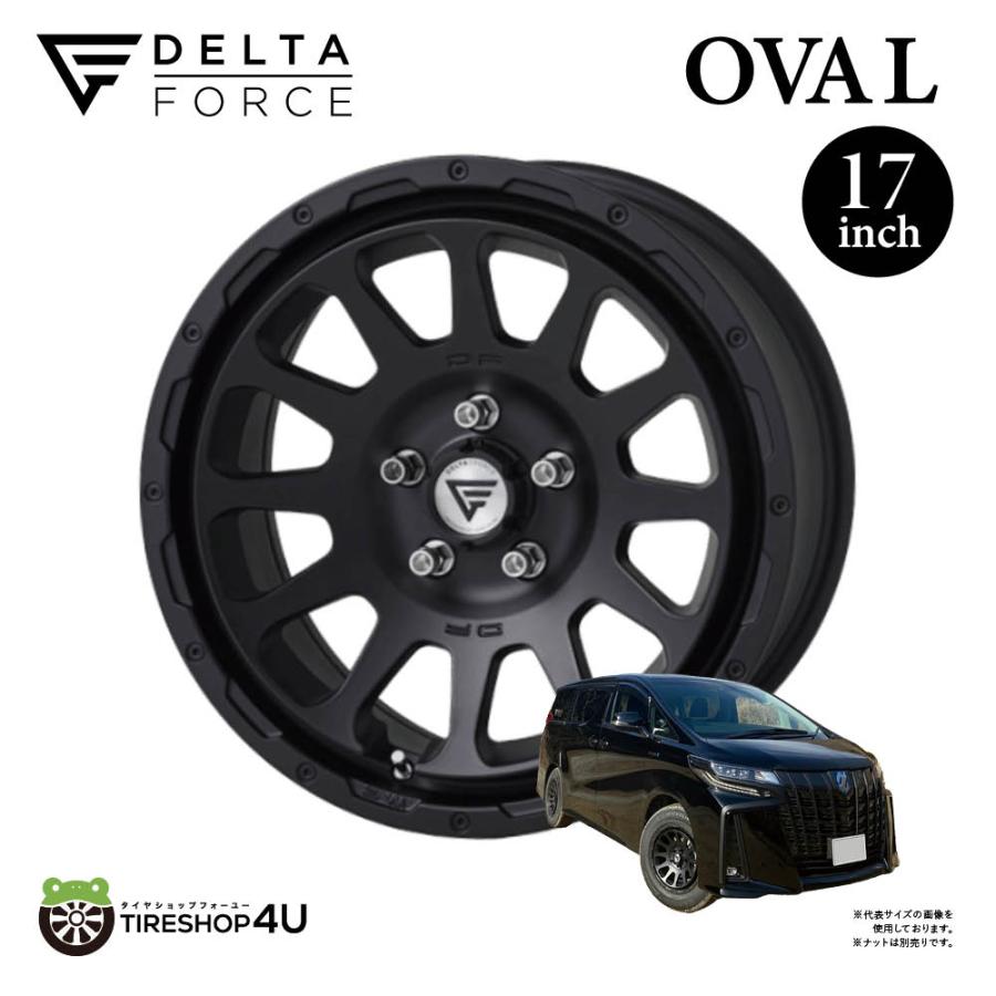 DELTA FORCE OVAL デルタフォース オーバル 17x8.0J 5/114.3 +35 MB  