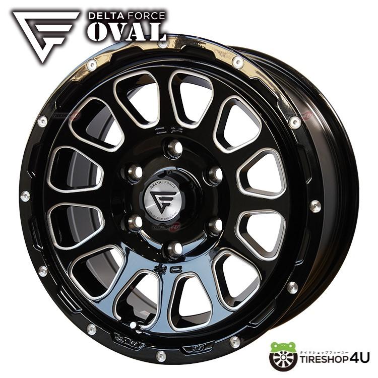 人気スポー新作 4本セット DELTA FORCE OVAL オーバル 17x8.0J 6