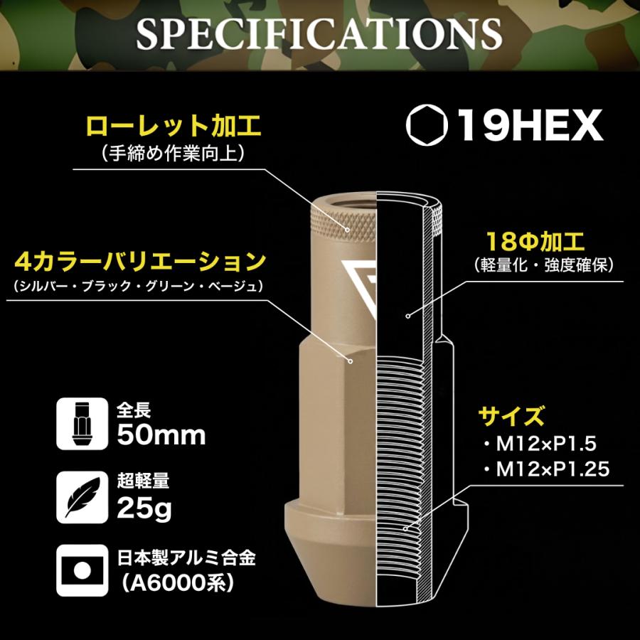 DELTA FORCE（デルタフォース） 選べる4色 4個セット ミルナット 高