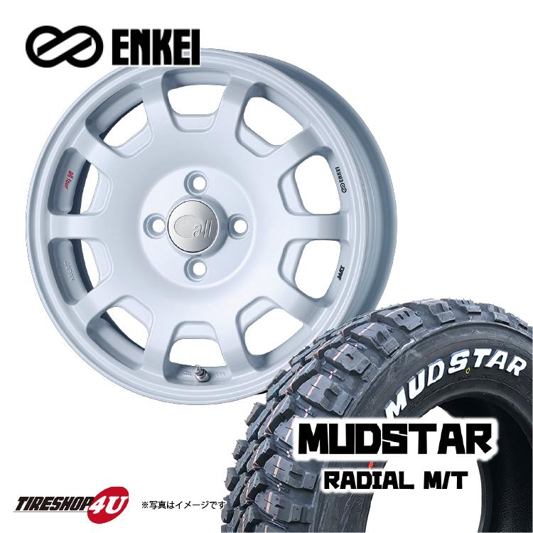 ENKEI タイヤホイール4本セット all four -KCR- 15x5.0J 4/100 + ENKEI タイヤホイール4本セット all four -KCR- 15x5.0J 4/100 +