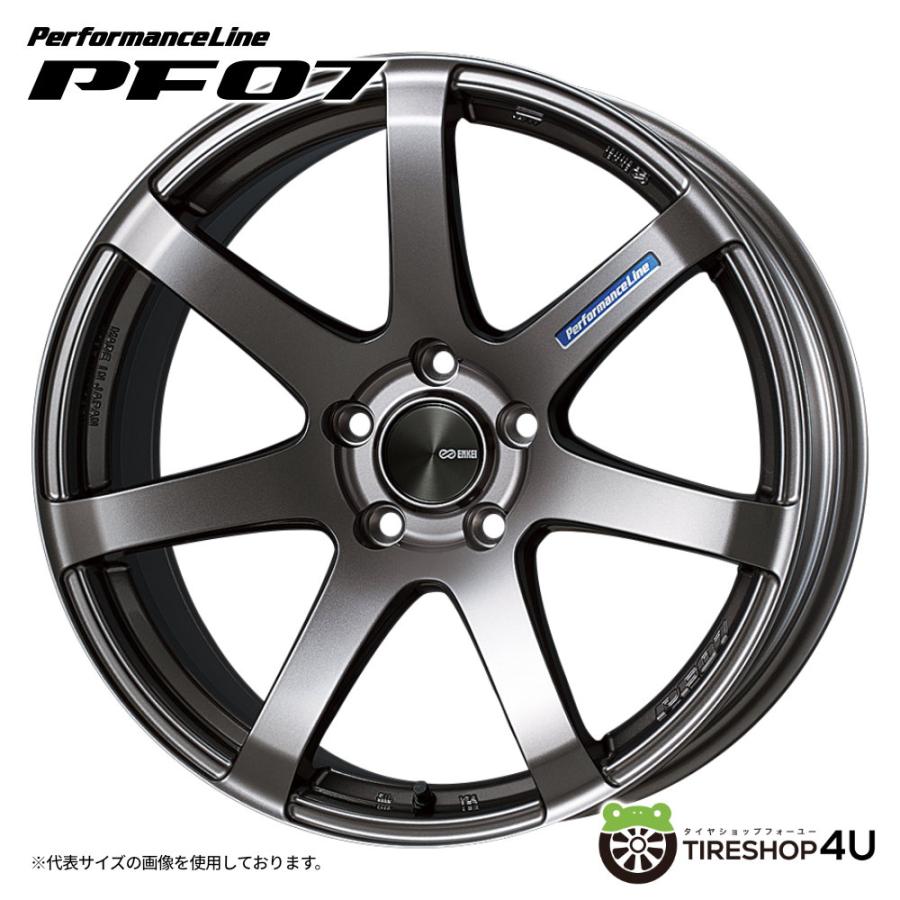 4本購入で送料無料 Enkei Pf07 18インチ 18x8 0j 5 114 3 35 Ds ダークシルバー 新品ホイール1本価格 Tire Shop 4u 通販 Paypayモール