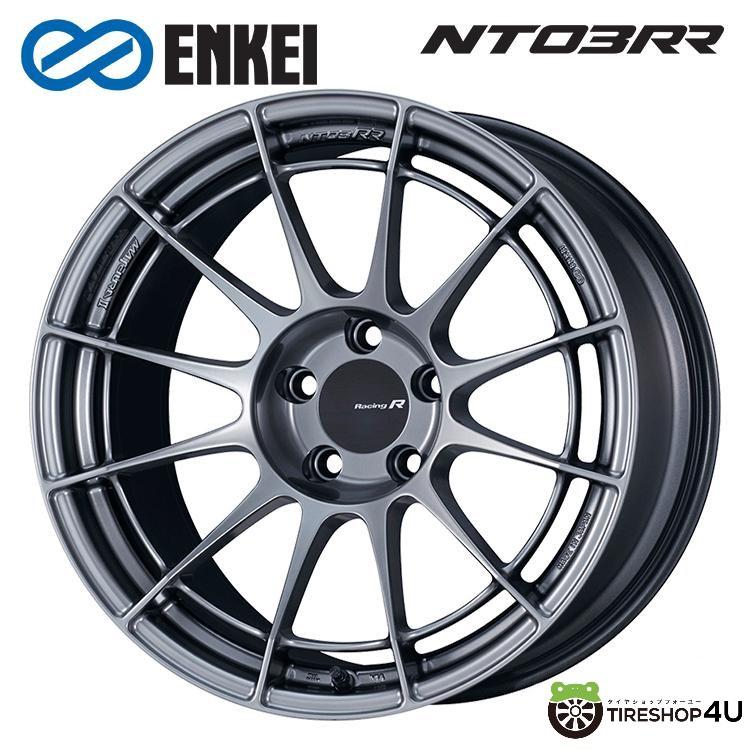 【美品】ENKEI NT03RR 18x9.5J+46 5穴 PCD100 4本 ENKEI 4本購入で送料無料 Racing Revolution NT03RR 18x9.5J 5