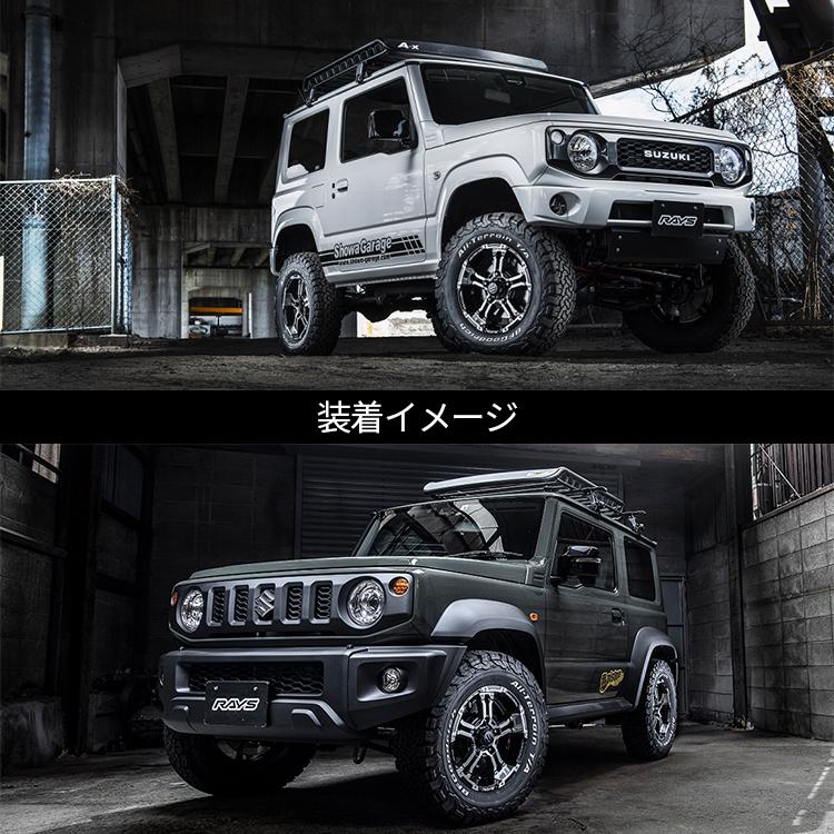 タイヤホイール4本セット RAYS TEAM DAYTONA FDX-J 16x5.5J 5/139.7 +0 DW MUDSTAR RADIAL M/T 205/80R16 104T WL｜tireshop4u｜03