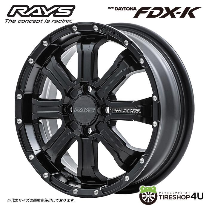 RAYS タイヤホイール4本セット TEAM DAYTONA FDX-K 15x5.0J 4 RAYS タイヤホイール4本セット TEAM DAYTONA FDX-K 15x5.0J 4