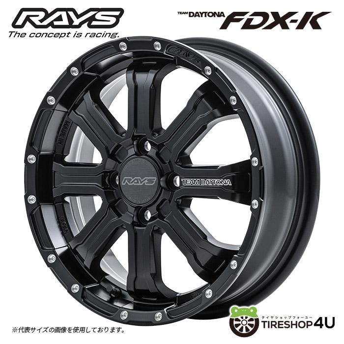 タイヤホイール4本セット RAYS TEAM DAYTONA FDX-K 15x5.0J 4/100 +48 BOL TOYO OPEN COUNTRY R/T 165/65R15 81Q RWL｜tireshop4u｜04