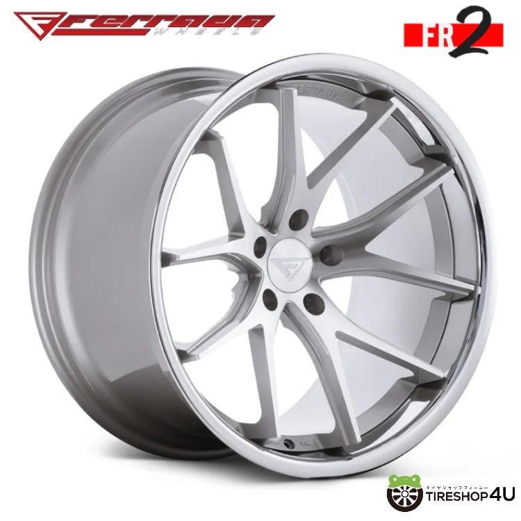 FERRADA FR2 22x11.0J 5/115 +20 MCSL マシンシルバー/クロームリップ