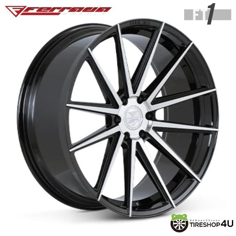 タイヤホイール4本セット Ferrada FT1 22x9.5J 6/139.7 +30 CB:78.1 Machine Black 指定輸入タイヤ 285/45R22 シボレー アバランチ タホ サバーバン｜tireshop4u｜03