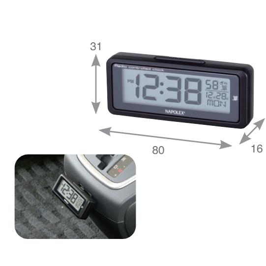 NAPOLEX（ナポレックス） 電波時計 FIZZ-940 人気商品 日付表示 LED