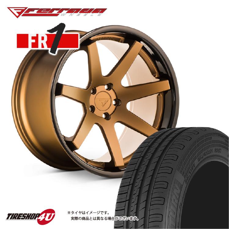 タイヤホイール4本セット Ferrada FR1 F:22x9.5J 5/115 +15 R:11J 5/115 +20 MBR 指定輸入タイヤ F:265/30R22 R:295/25R22 クライスラー 300C｜tireshop4u