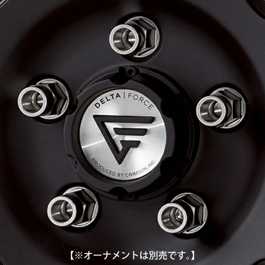 デルタフォース ホイール リアワイパーキャップ ブラック DELTA FORCE（デルタフォース） センターキャップ 16インチ 17インチ用