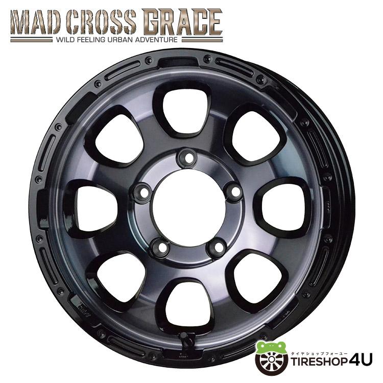 タイヤホイール4本セット MAD CROSS GRACE 16x5.5J 5/139.7 +20 タイヤホイール4本セット MAD CROSS GRACE 16x5.5J 5/139.7 +20