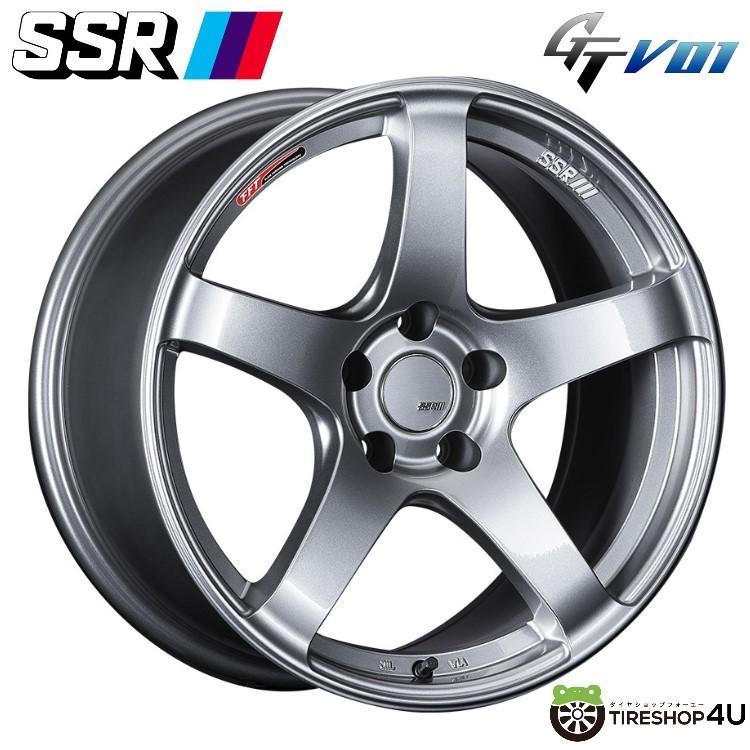 4本購入で送料無料 SSR GTV01 18インチ 18x9.0J 5/114.3 +35 GS グレア 