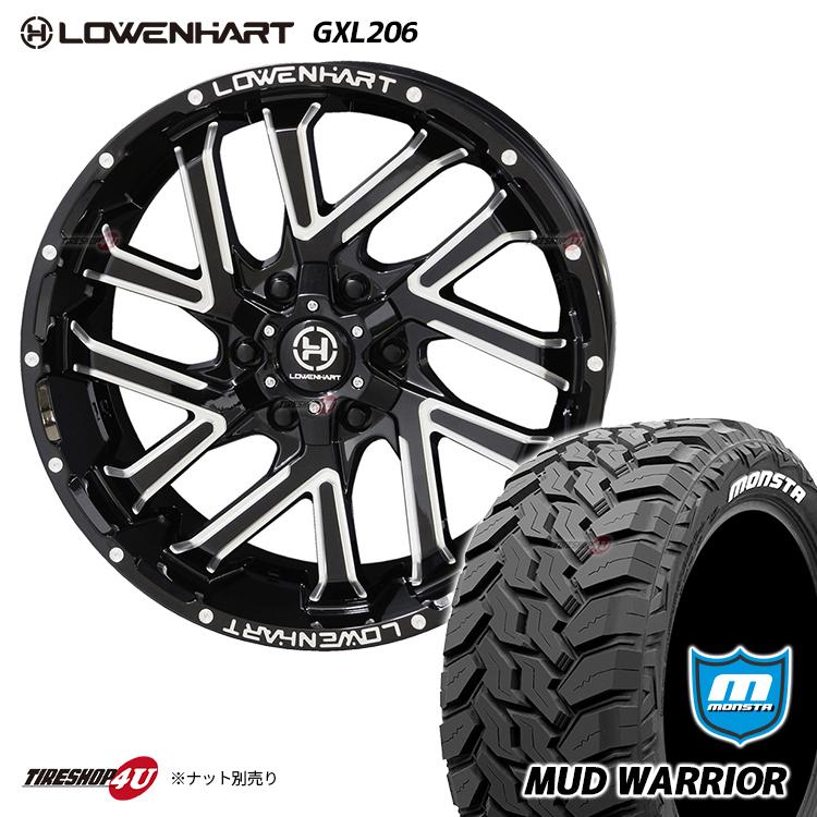 タイヤホイール4本セット Lowenhart GXL206 17x8.0J 6/139.7 +20 BP MONSTA MUD WARRIOR 265/70R17 モンスタ レーベンハート プラド : gxl206-17806139720bp-mudwarrior26570r17 : TIRE SHOP 4U - 通販 - Yahoo!ショッピング タイヤホイール4本セット Lowenhart GXL206 17x8.0J 6/139.7 +20 BP MONSTA MUD WARRIOR 265/70R17 モンスタ レーベンハート プラド : gxl206-17806139720bp-mudwarrior26570r17 : TIRE SHOP 4U - 通販 - Yahoo!ショッピング