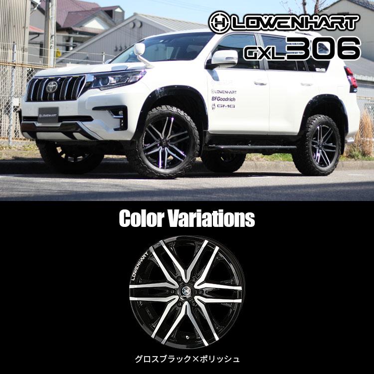 タイヤホイール4本セット Lowenhart GXL306 22x9.5J 6/139.7 +20 BP Lionhart LH-FIVE 285/40R22 共豊 レーベンハート 当店おすすめ輸入タイヤ 22インチ｜tireshop4u｜02