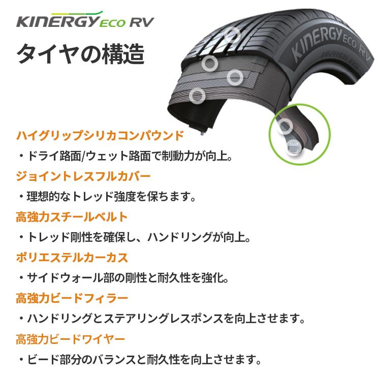 ハンコック（HANKOOK） 215/60R17 HANKOOK Kinergy Eco RV K425v 215
