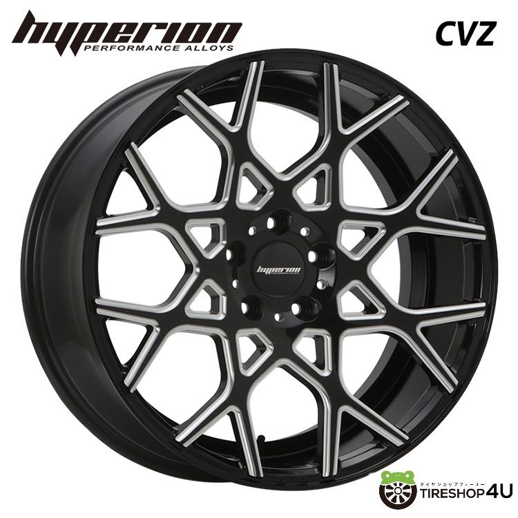 ハイペリオンCVX 20インチ×8.5Jインセット45 グッドイヤー245/35 MLJ ハイペリオン CVX 20インチ 9.5J 38/45 5-114.3 ホイール1本