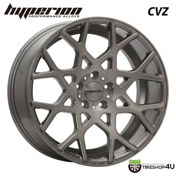 4本購入で送料無料 HYPERION CVZ 19x8.5J 5/114.3 +45 TB チタンブラッシュ 新品ホイール1本価格