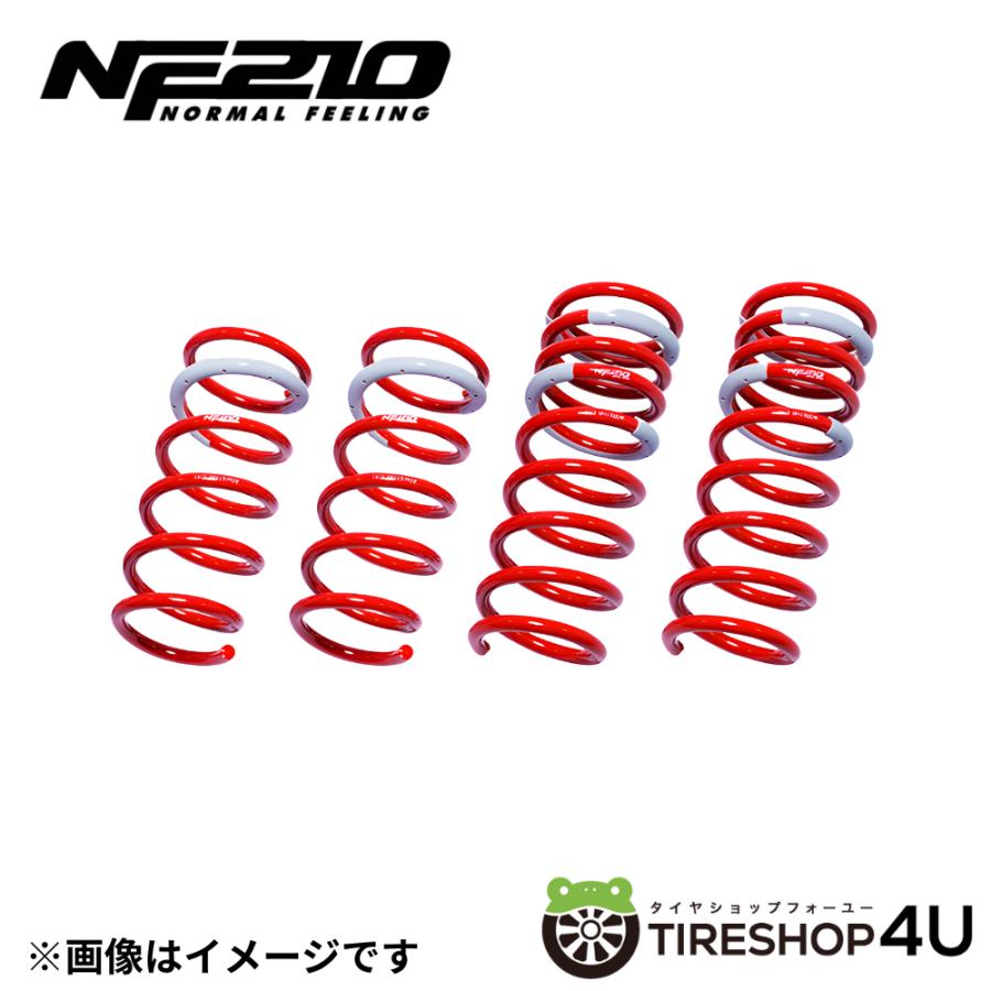 N-BOX用　NF210 レッドスプリング 4本セット TANABE（タナベ） カスタムスプリング SUSTEC NF210 品番:JG1PNK N-WGN
