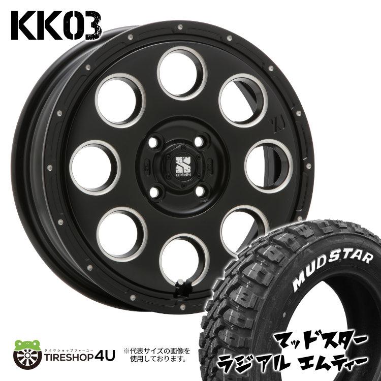 MLJ タイヤホイール4本セット XTREME-J KK03 15x4.5J 4/100 +45 MLJ タイヤホイール4本セット XTREME-J KK03 15x4.5J 4/100 +45