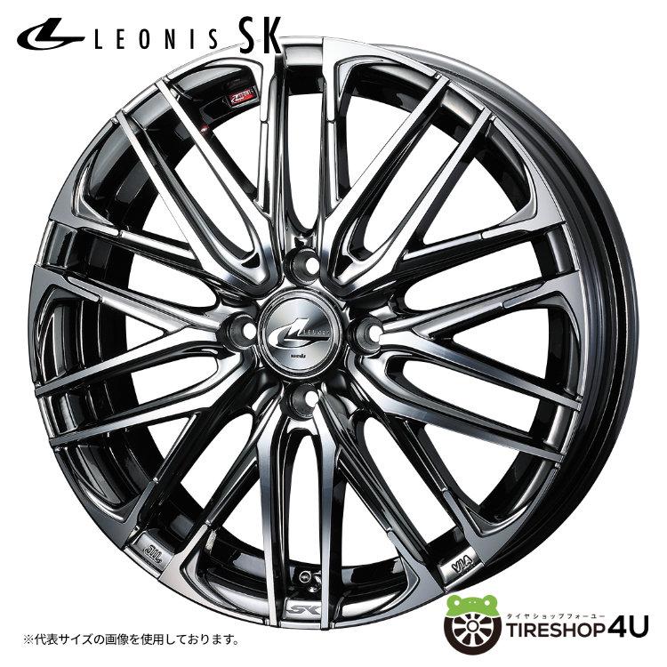 WEDS（ウェッズ） LEONIS SK 17x6.5J 4/100 +42 BMCMC ブラックメタル
