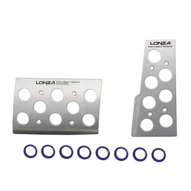 LZ-303 AT車 アルミ ペダルセット S ロンザ スポーツペダル アクセル ブレーキ オートマ カスタム カーアクセサリー ナポレックス LZ-303 | NAPOLEX