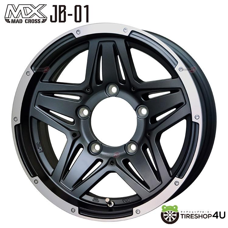 HOT STUFF 4本購入で送料無料 MAD CROSS JB-01 15x6.0J 5/139.7 HOT STUFF 4本購入で送料無料 MAD CROSS JB-01 15x6.0J 5/139.7