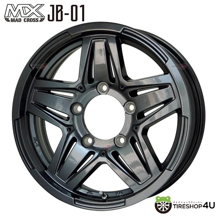 HOT STUFF 4本購入で送料無料 MAD CROSS JB-01 15x6.0J 5/139.7 HOT STUFF 4本購入で送料無料 MAD CROSS JB-01 15x6.0J 5/139.7
