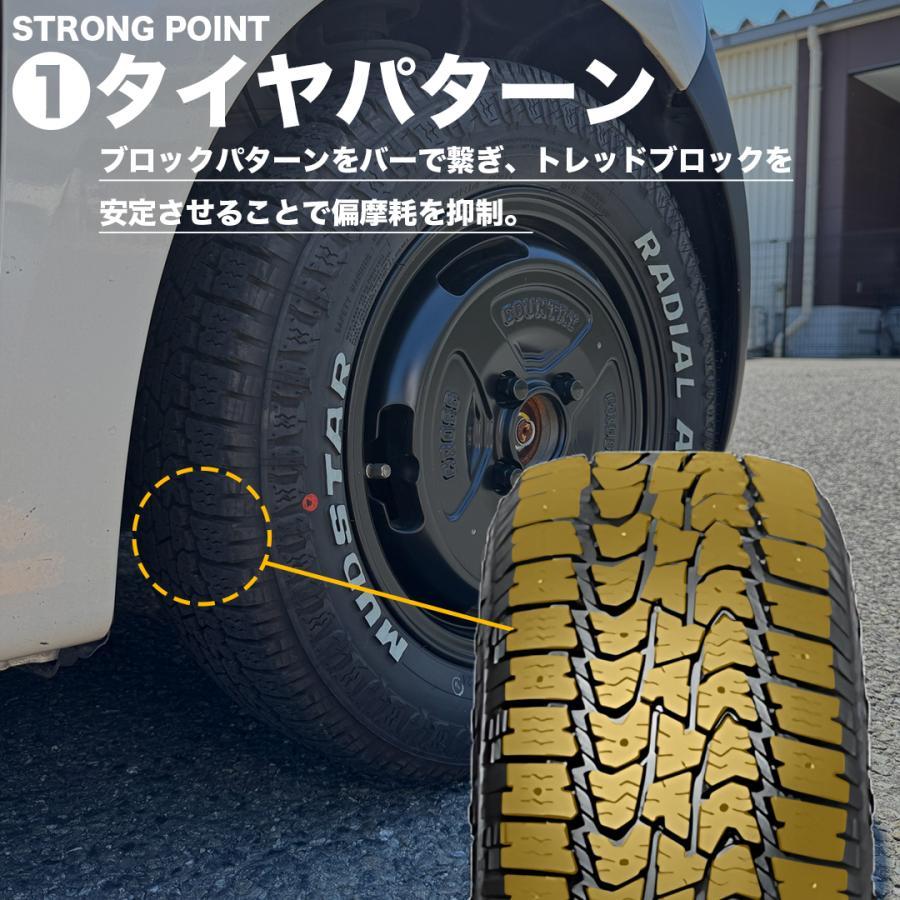 MUDSTAR 145/80R12 2026年製 マッドスター RADIAL A/T 145/80-12 80