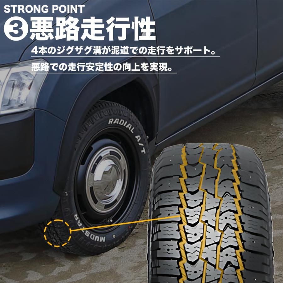 MUDSTAR 145/80R12 2026年製 マッドスター RADIAL A/T 145/80-12 80