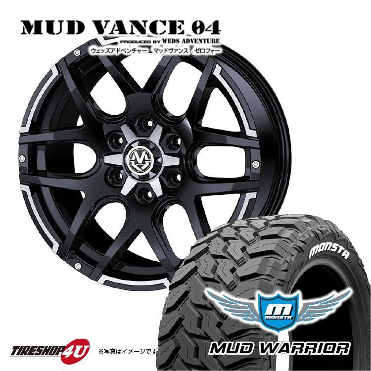 WEDS（ウェッズ） タイヤホイール4本セット MUD VANCE 04 18x8.0J 6 