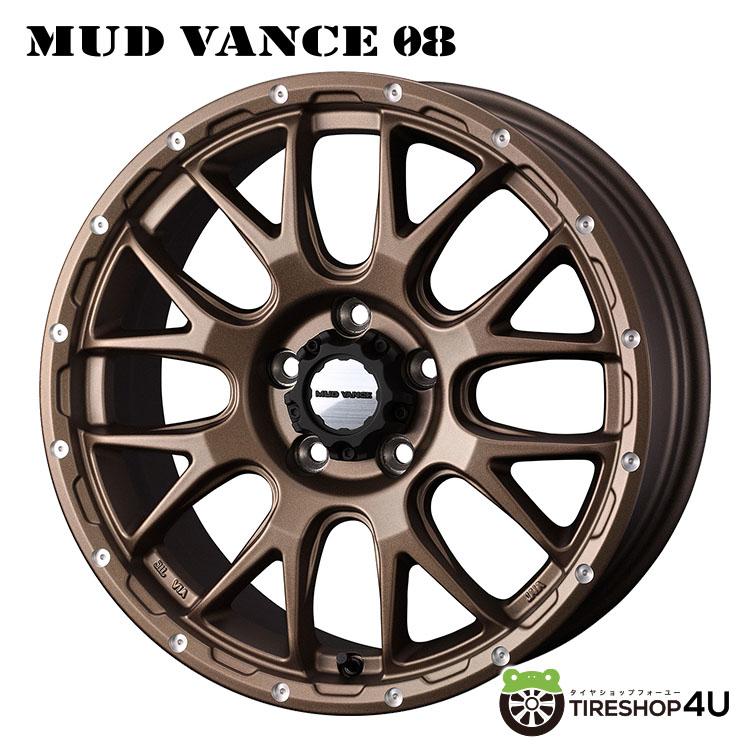 タイヤ・ホイール WEDS MUDVANCE MUDSTAR RADIAL M/T WEDS タイヤホイール4本セット MUD VANCE 08 16x7.0J 5/114.3 +