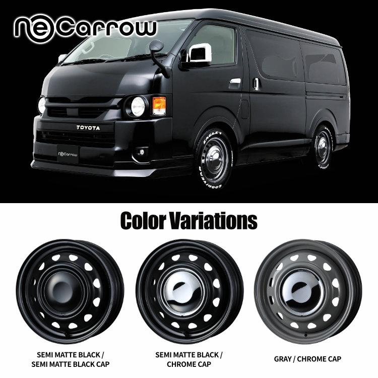 WEDS タイヤホイール4本セット NeoCarrow 14x4.5J 8/100/114.3 +