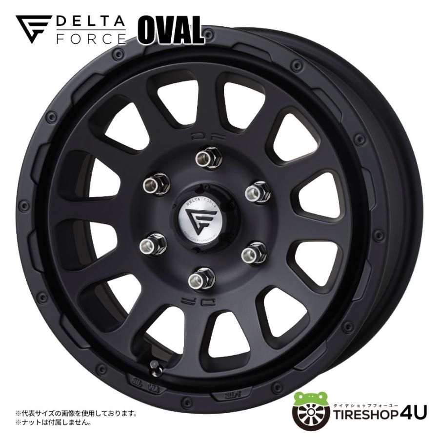 DELTA FORCE タイヤホイール4本セット OVAL 16x7.0J 6/139.7 +38 DELTA FORCE タイヤホイール4本セット OVAL 16x7.0J 6/139.7 +38