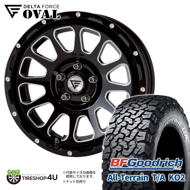タイヤホイール4本セット DELTA FORCE OVAL 16x7.0J 5/114.3 +42 BSM 