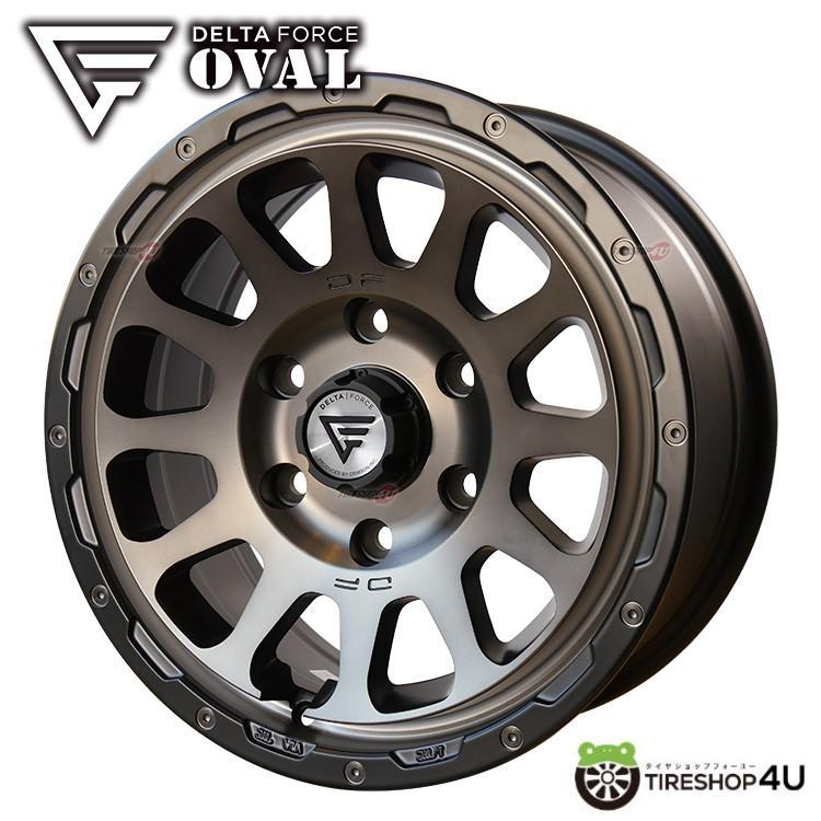 タイヤホイール4本セット DELTA FORCE OVAL 17x8.0J 6/139.7 +20 MSP DURATURN TRAVIA A/T 265/70R17 OWL｜tireshop4u｜03