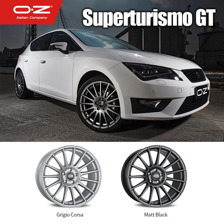 OZ SUPERTURISMO GT 17インチ 17x7.5J 5/112 +50 MB マットブラック 新品ホイール1本価格 【代引き不可】｜tireshop4u｜02